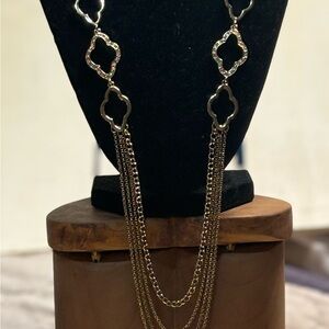 Banana Republic Layered Gold Chain Necklace